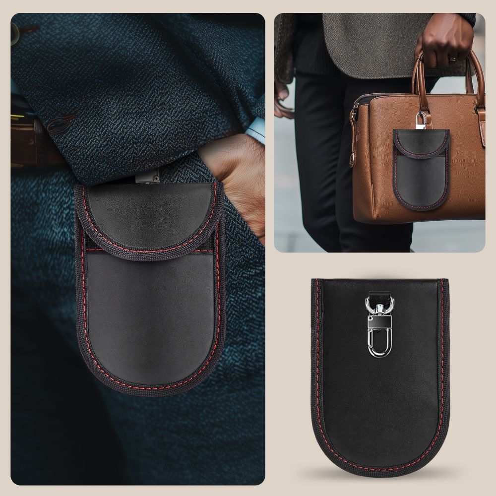 Tech-Protect KLR100 RFID Case - sort og rød