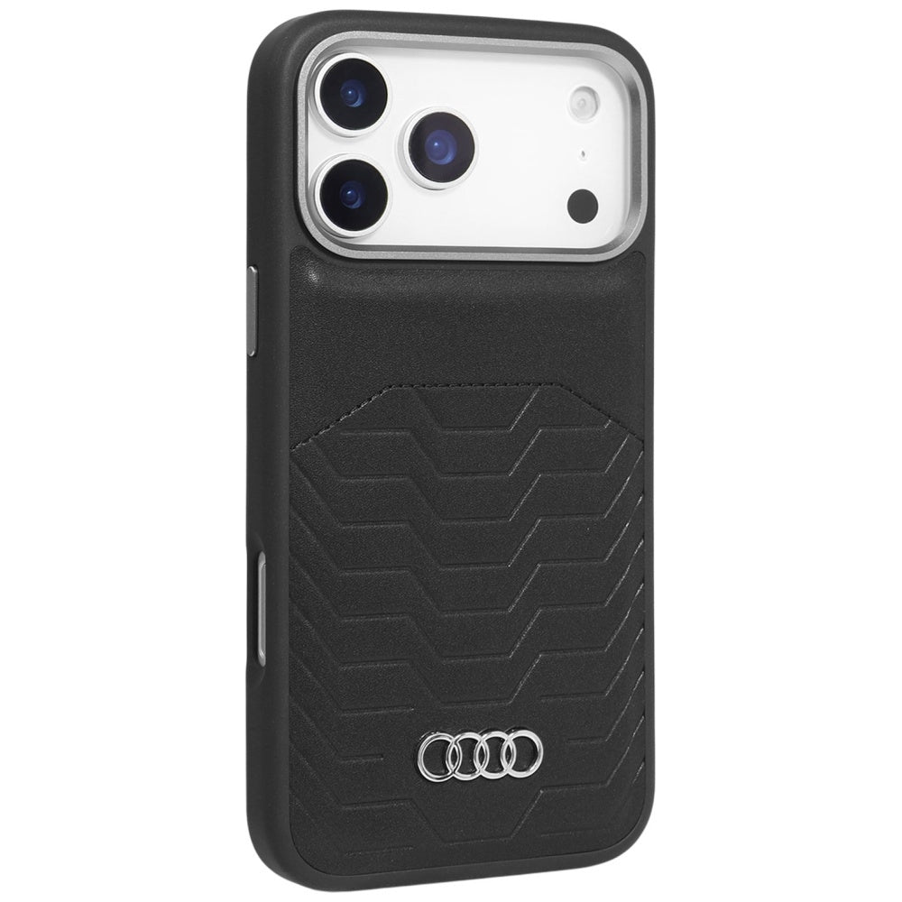 Audi GT Syntetisk læder MagSafe-foder for iPhone 17 Pro - sort
