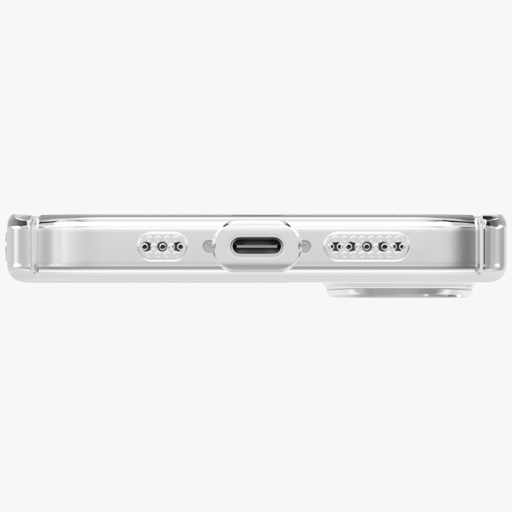 Uniq Airsuit iPhone 17 Magclick opladningsfoder - gennemsigtig