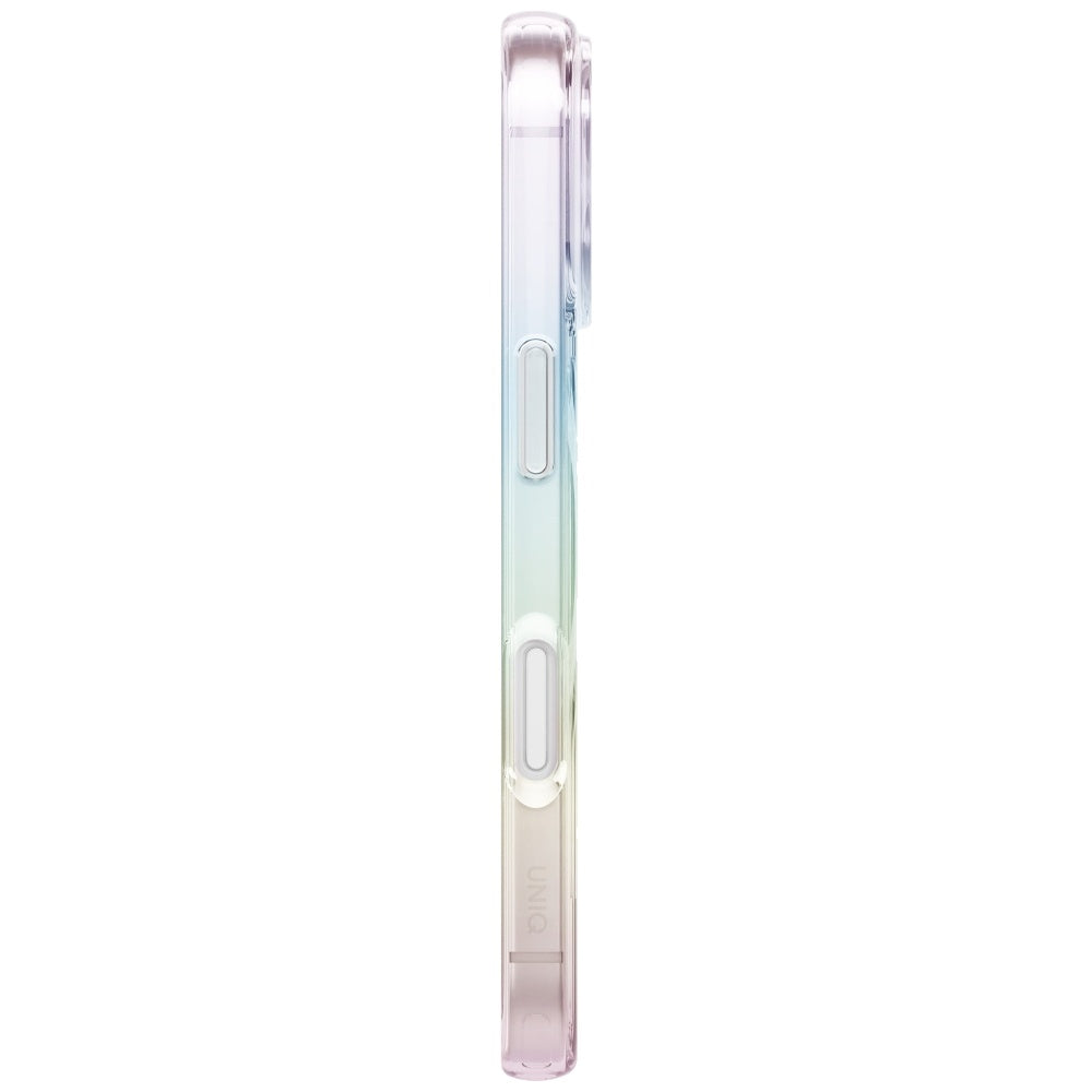 Uniq Iridescia Magclick opladningsfodral til iPhone 17 - multikolor