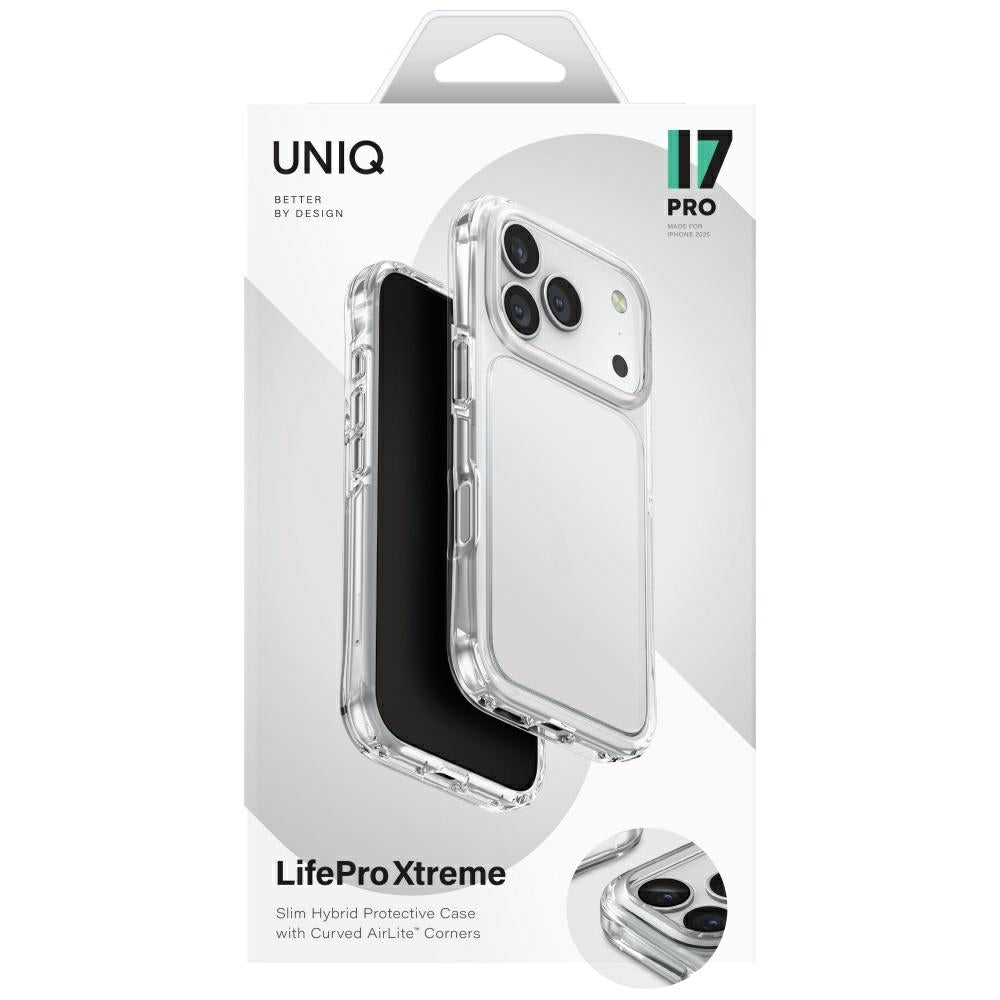Uniq Lifepro Xtreme Case til iPhone 17 Pro - Gennemsigtig