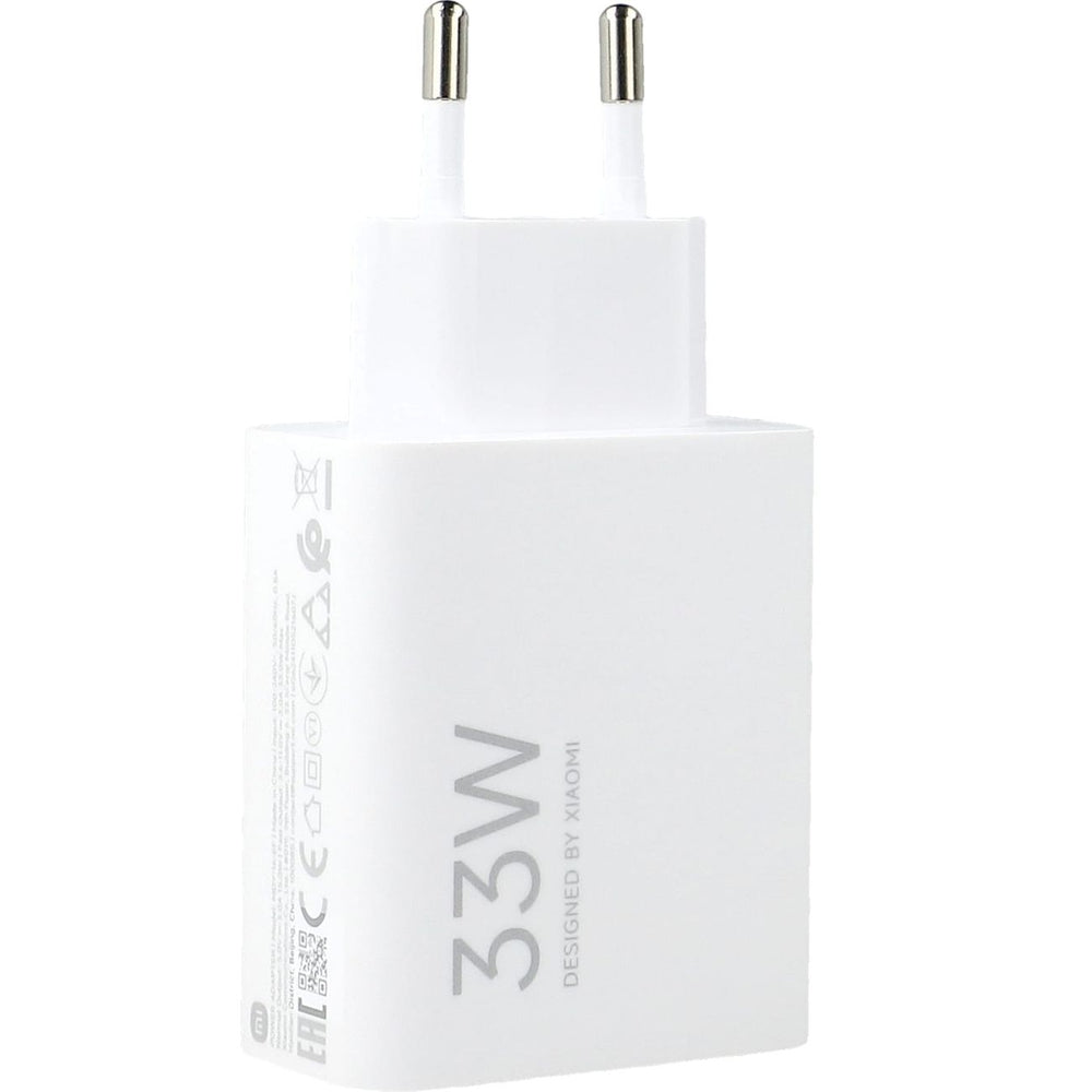 Xiaomi MDY-16-EF 1xUSB-A 33W Wall Charger med 3A USB-C Cable - Hvid