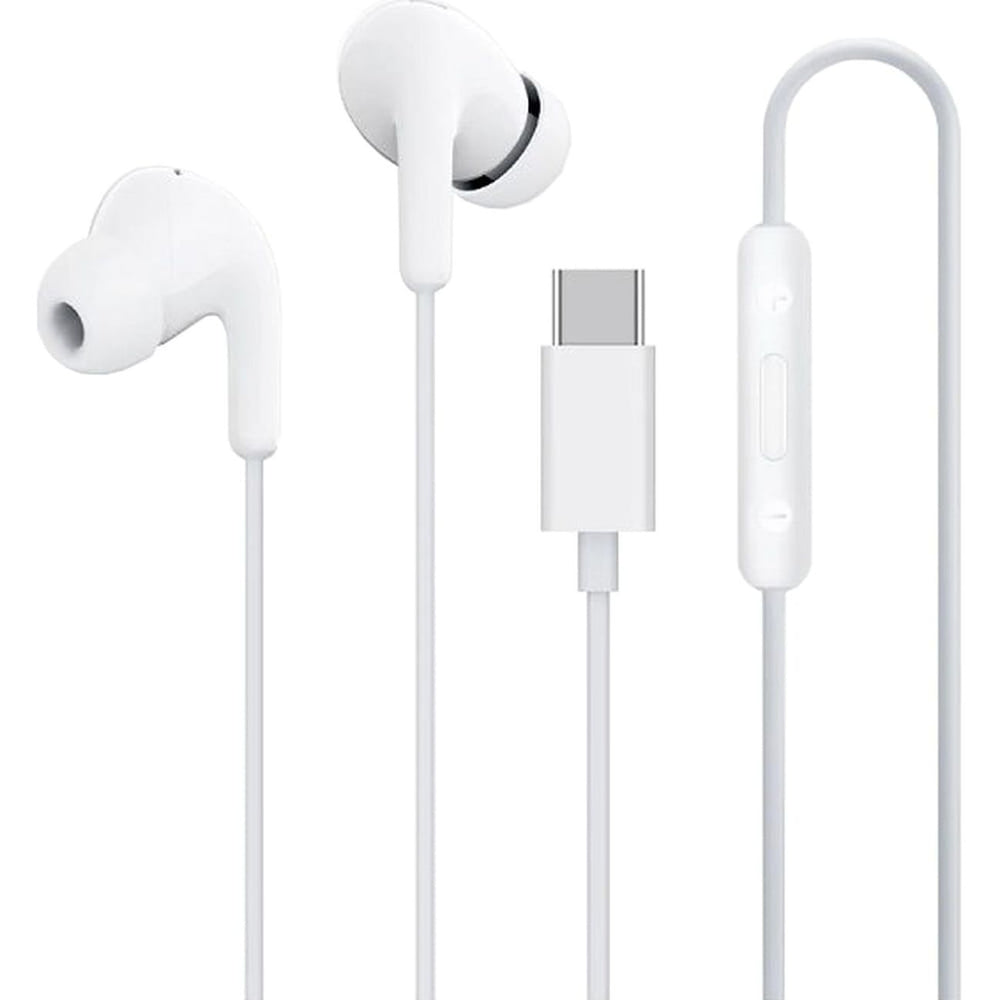 Xiaomi BHR8931GL In-Ear Wired Headphones USB-C med fjernbetjening - hvid