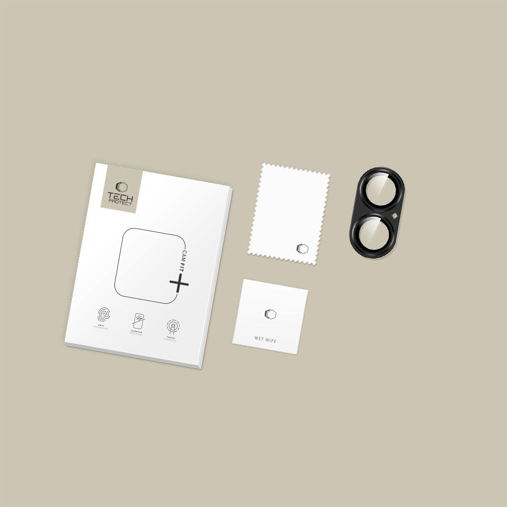 Tech-Protect Camfull Fit+ kameraomslag til iPhone 17 - sort