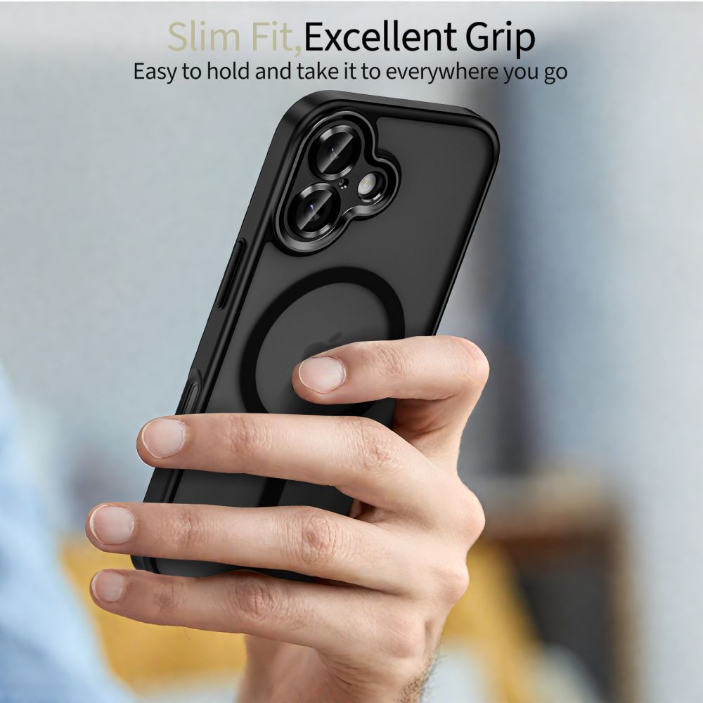 Tech-Protect MagCam MagSafe Case til iPhone 17 - Matte sort