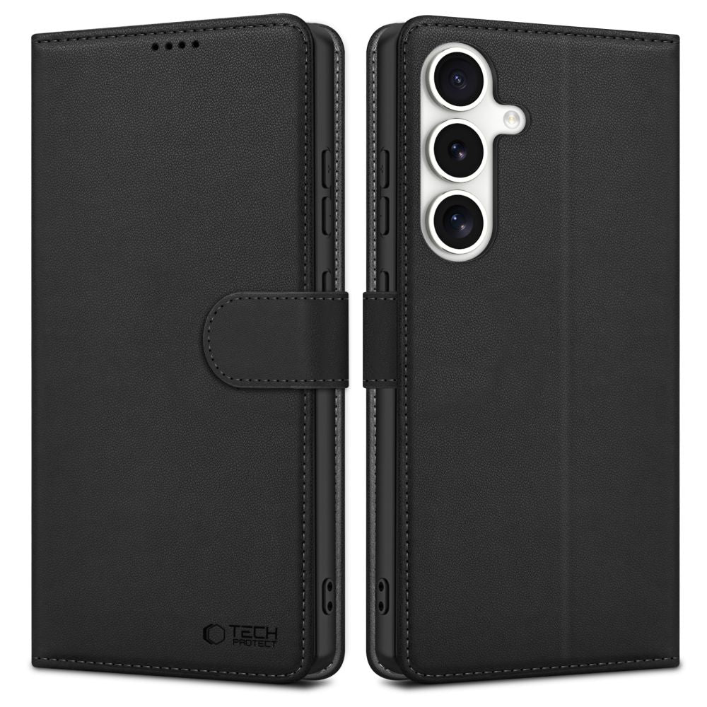 Tech-Protect Wallet Case til Samsung Galaxy S25 FE - sort