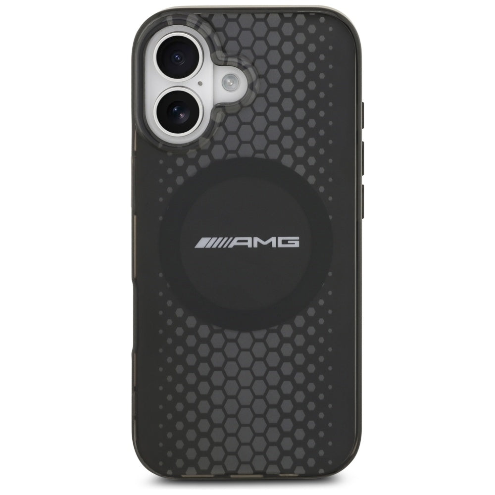 AMG Double Layer Transparent Graphics MagSafe case for iPhone 17 - black