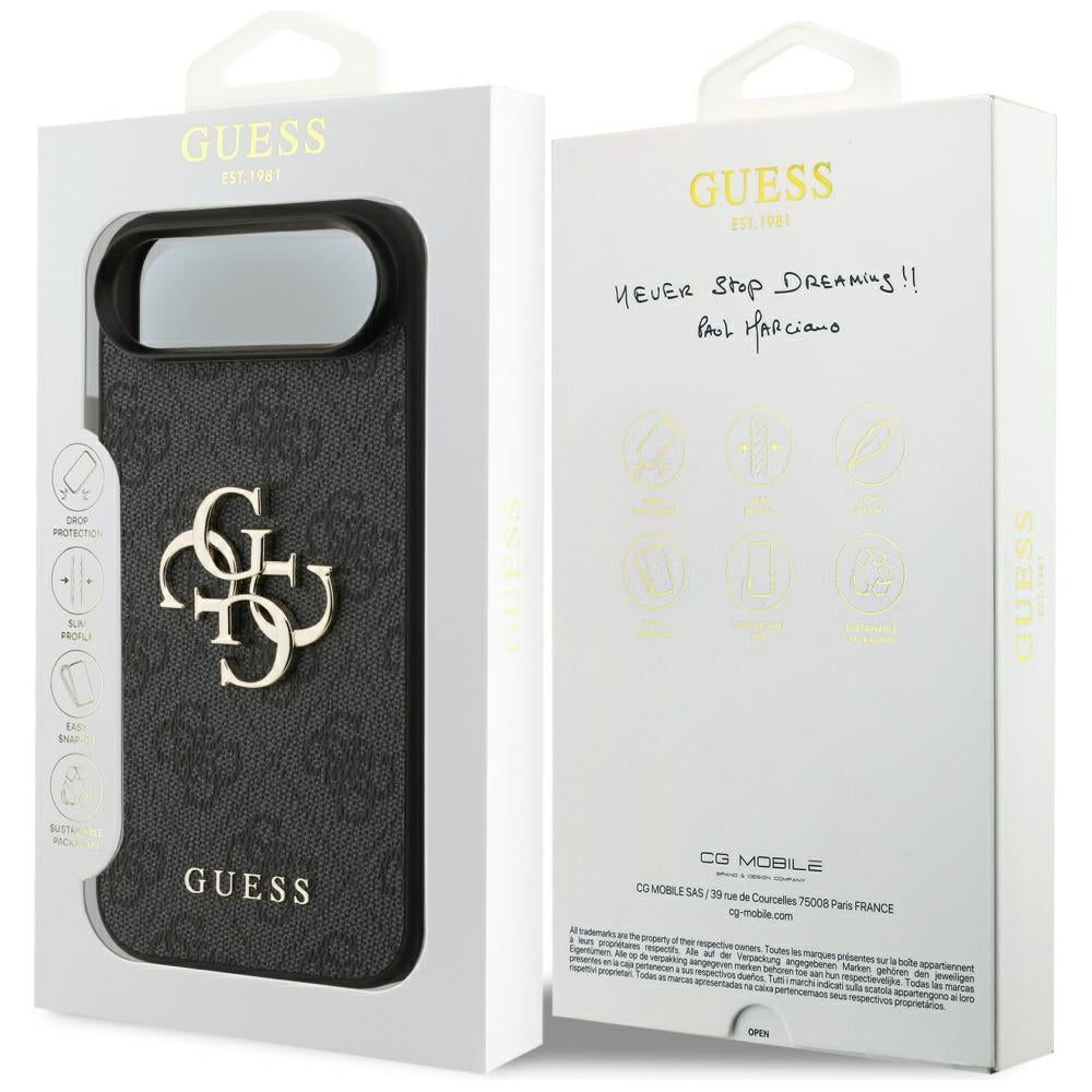 Guess 4G Big Logo Case til iPhone 17 Air - sort