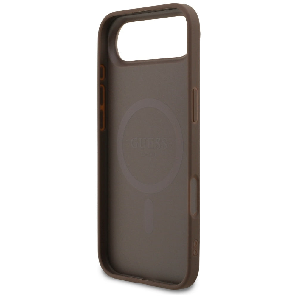 Guess 4G Ring Classic Logo MagSafe Case til iPhone 17 Air - Brunt