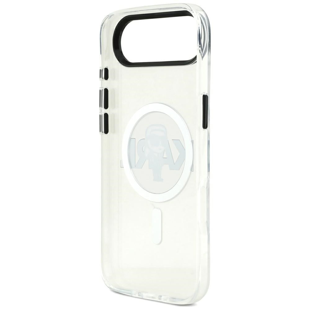 Karl Lagerfeld IML Karl Sketch Logo MagSafe Case til iPhone 17 Air - Transparent
