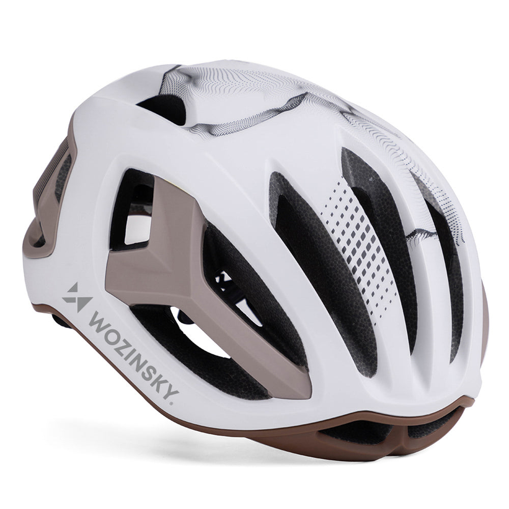 Wozinsky Ultralight Road Bike Helmet M - Taupe