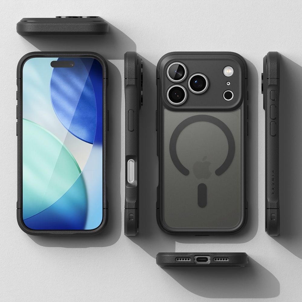 Ringke Fusion Bold Magnetic MagSafe Case til iPhone 17 Pro - Matte Black