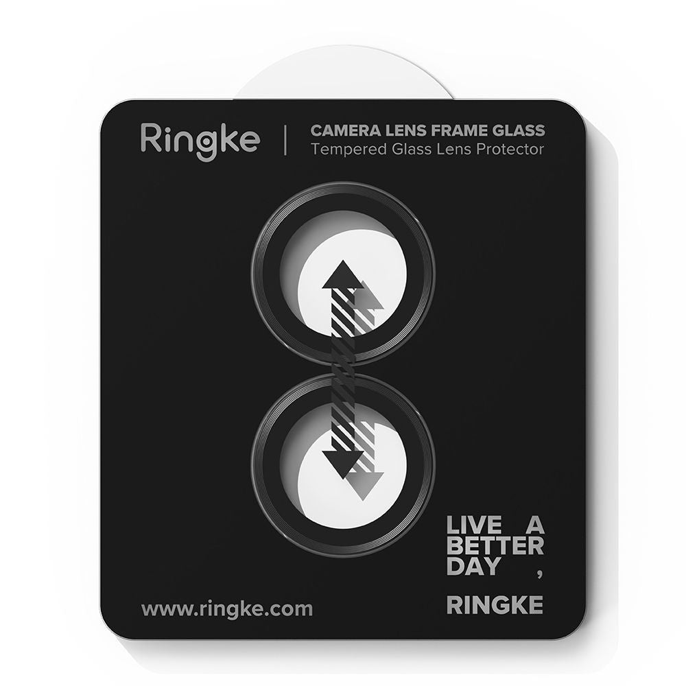 Ringke Camera Frame Protector 2-pakke til iPhone 17 - sort