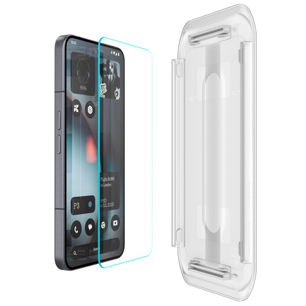 Spigen Glas.TR EZ Fit Hærdet glas 2-pakke til ingenting Telefon 3 - Transparent