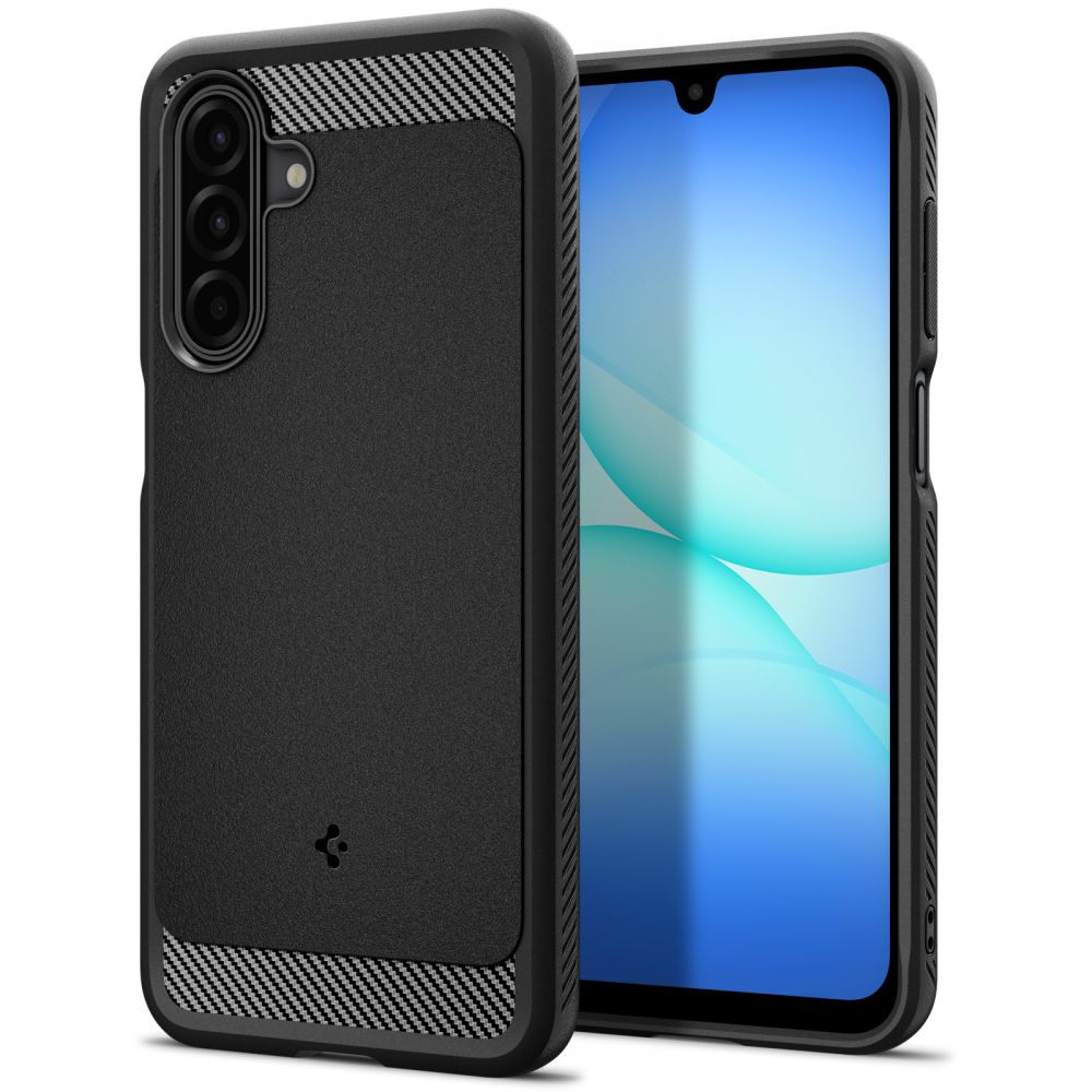 Spigen Rugged Armor Case for Samsung Galaxy A17 - Matte Black