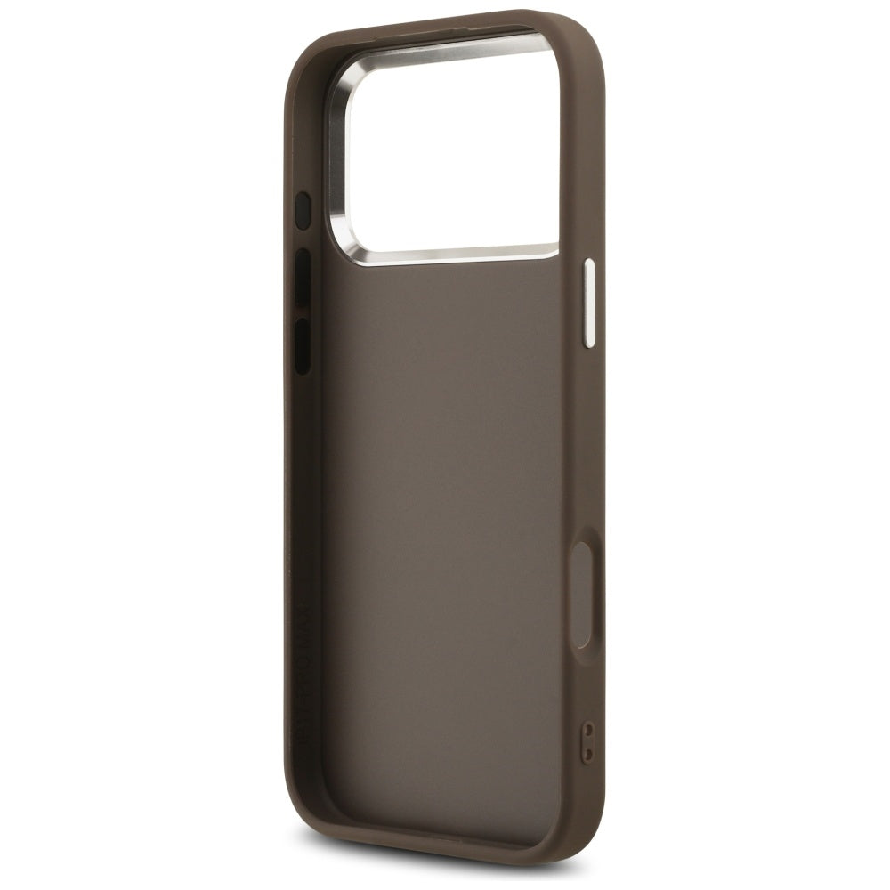 Guess 4G Big 4G Classic Logo Case for iPhone 17 Pro Max Brown - Silver