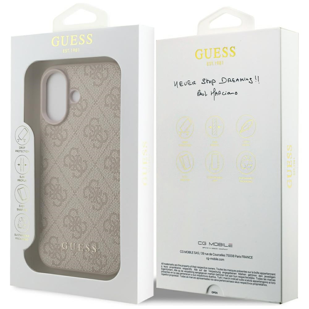 Guess 4G Classic Case til iPhone 17 - Pink