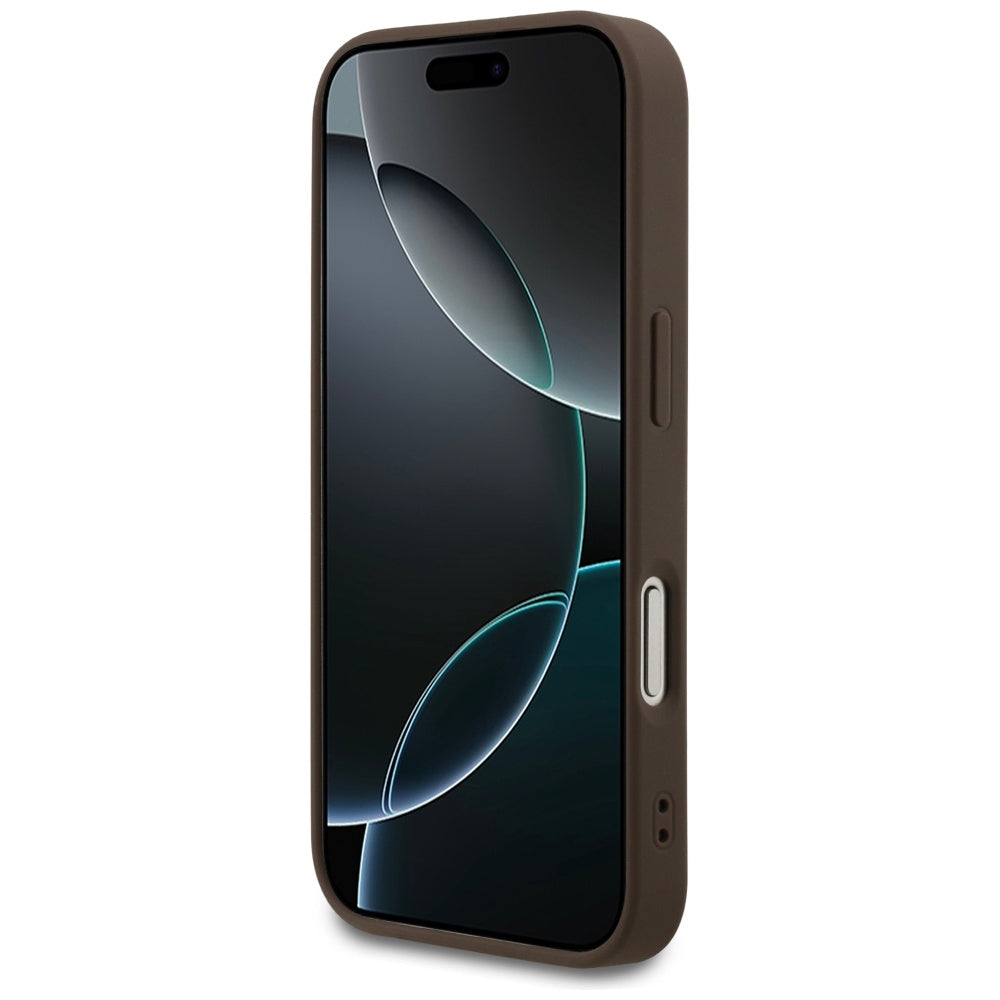 Guess 4G Classic Case til iPhone 17 Pro - Brunt