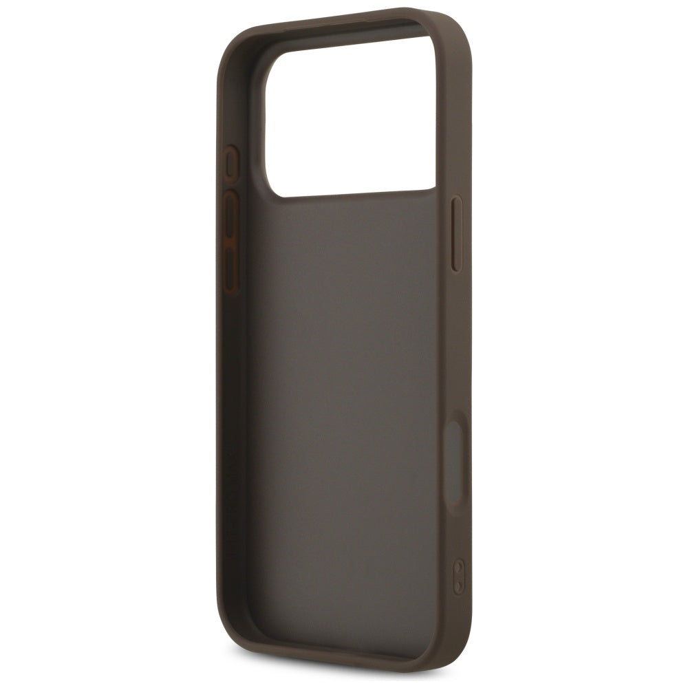 Guess 4G Classic Case for iPhone 17 Pro Max - Brown