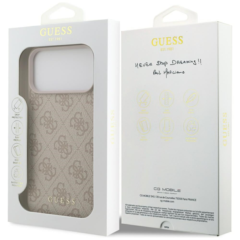 Guess 4G Classic Case til iPhone 17 Pro Max - Pink