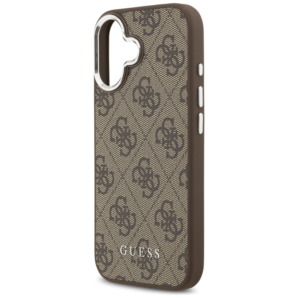 Guess 4G Classic Logo MagSafe case for iPhone 17 - brown