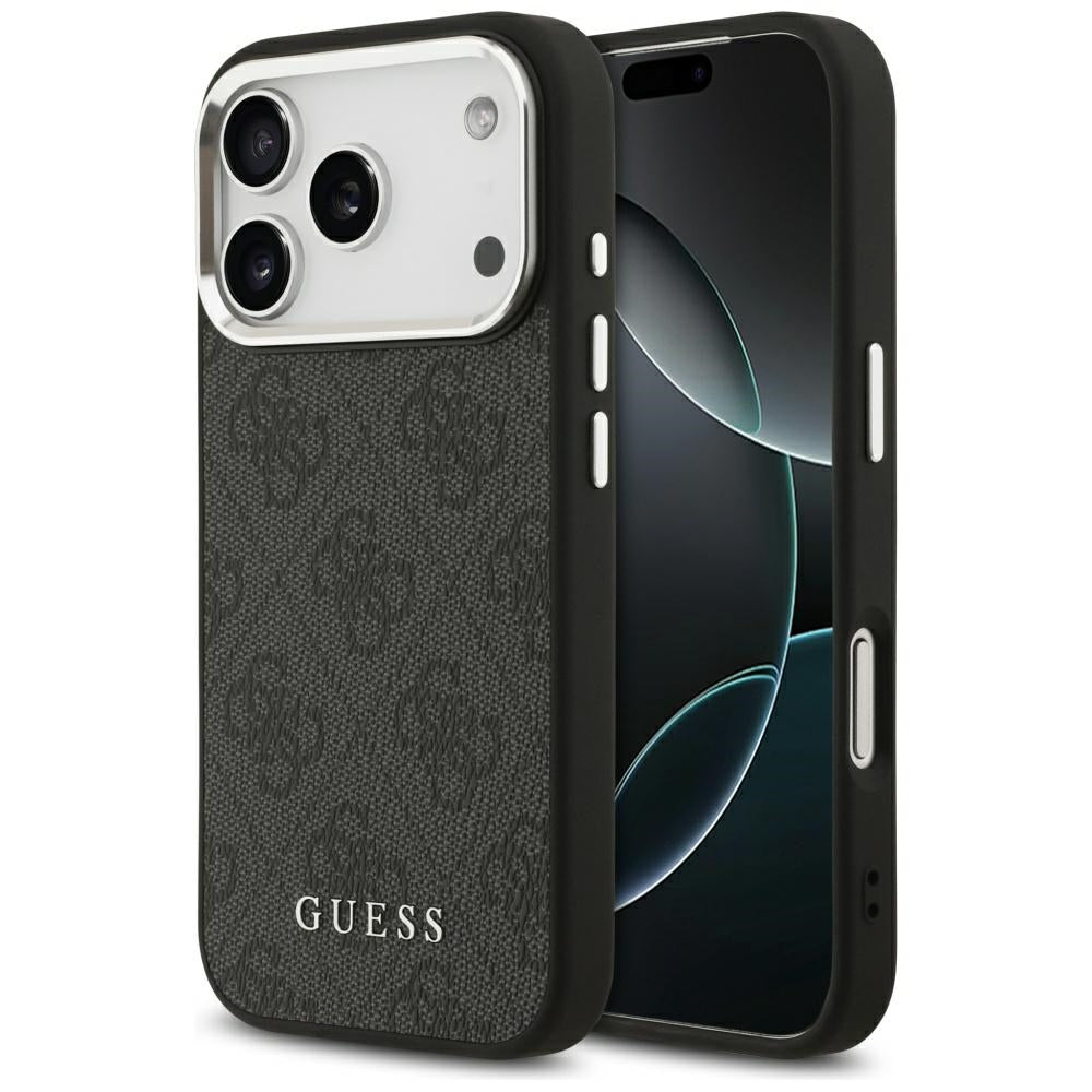 Guess 4G Classic Logo MagSafe case for iPhone 17 Pro - black