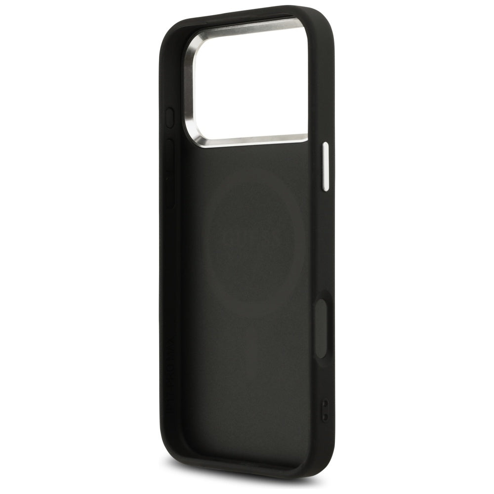 Guess 4G Classic Logo MagSafe case for iPhone 17 Pro Max - black