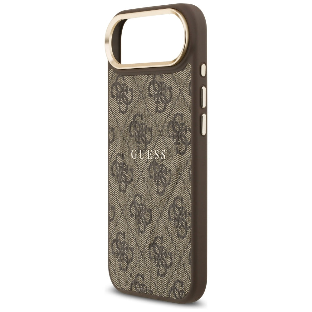 Guess 4G PU Classic Logo MagSafe Case til iPhone 17 Air - Brunt
