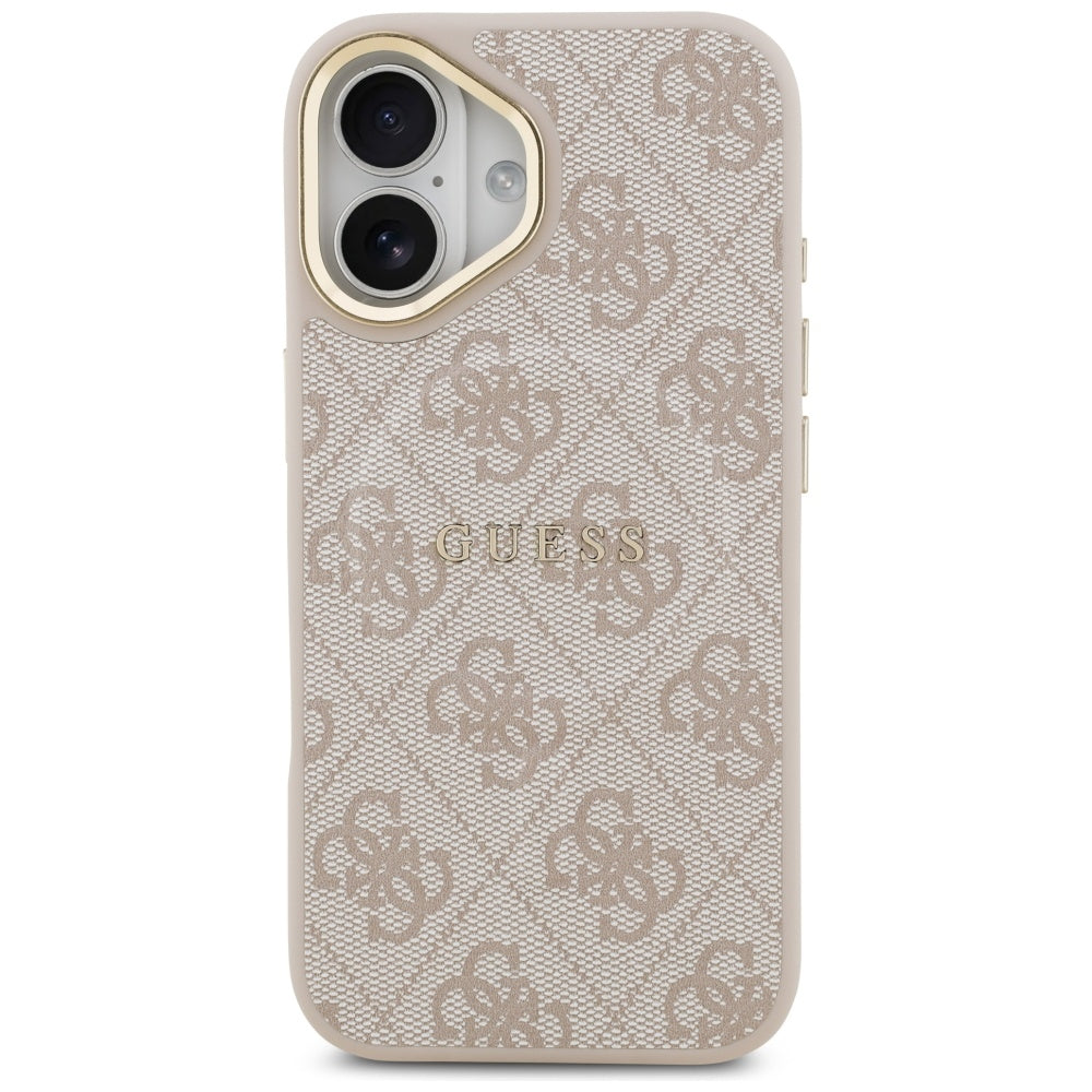 Guess 4G PU Classic Logo MagSafe Case for iPhone 17 - Pink