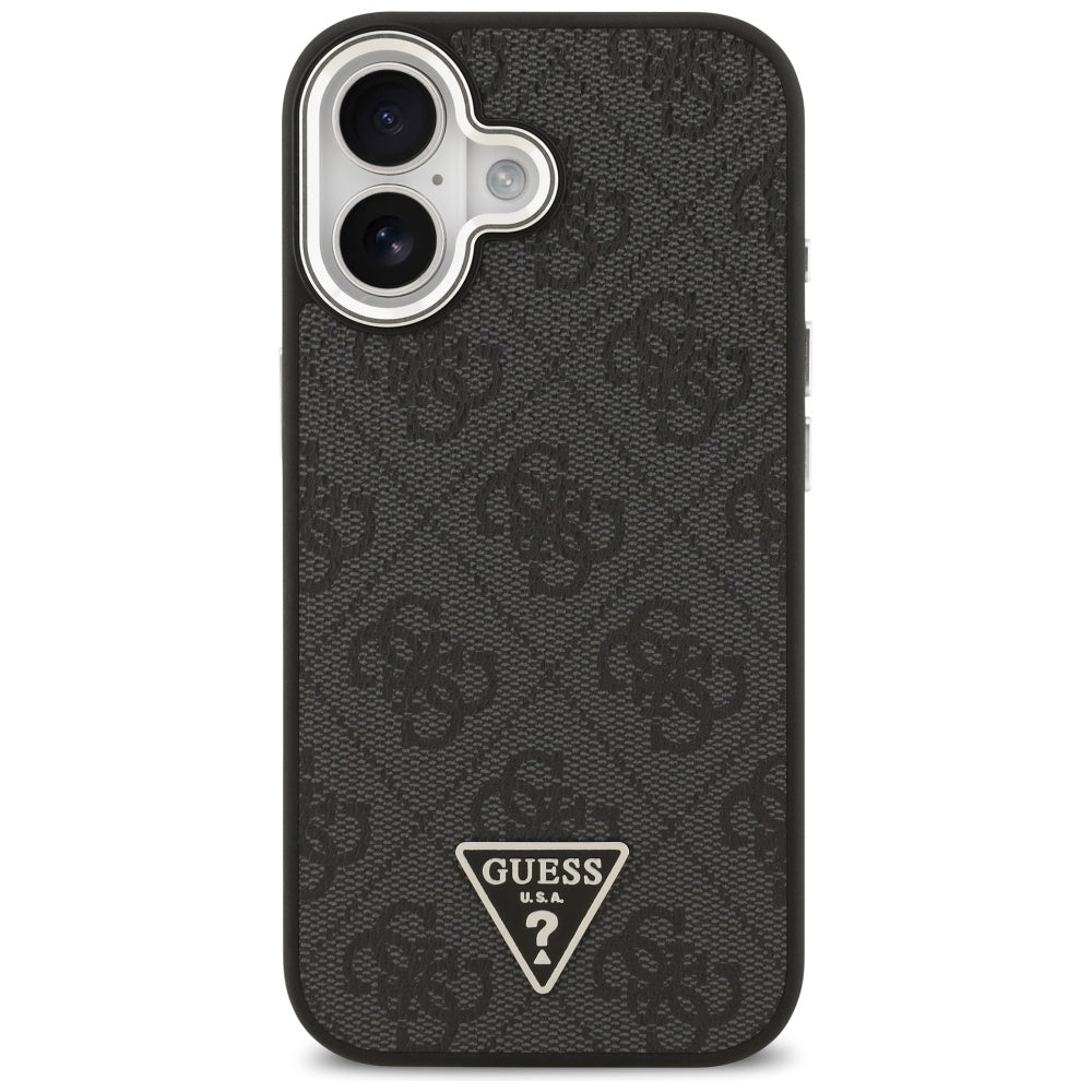 Guess 4G Triangle Logo MagSafe-hylster til iPhone 17 - sort