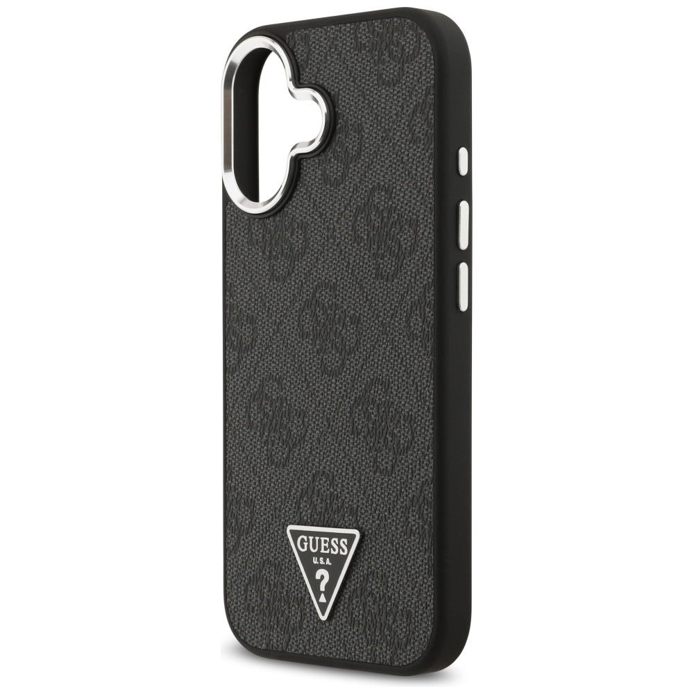 Guess 4G Triangle Logo MagSafe-hylster til iPhone 17 - sort