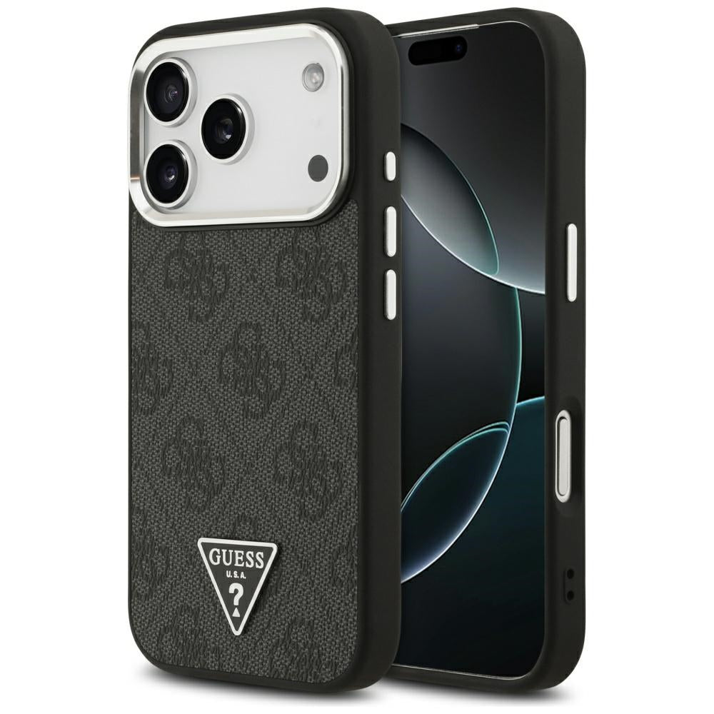 Guess 4G Triangle Logo MagSafe case for iPhone 17 Pro - black