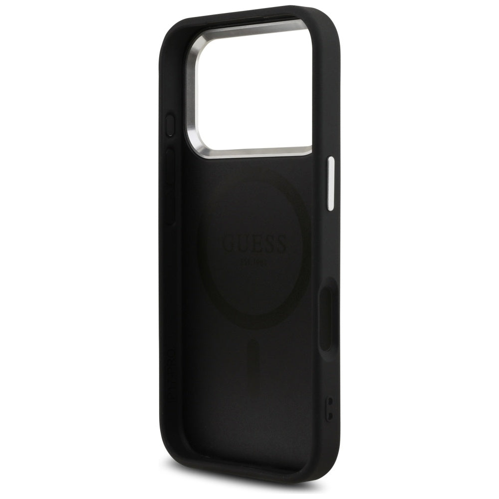 Guess 4G Triangle Logo MagSafe case for iPhone 17 Pro - black