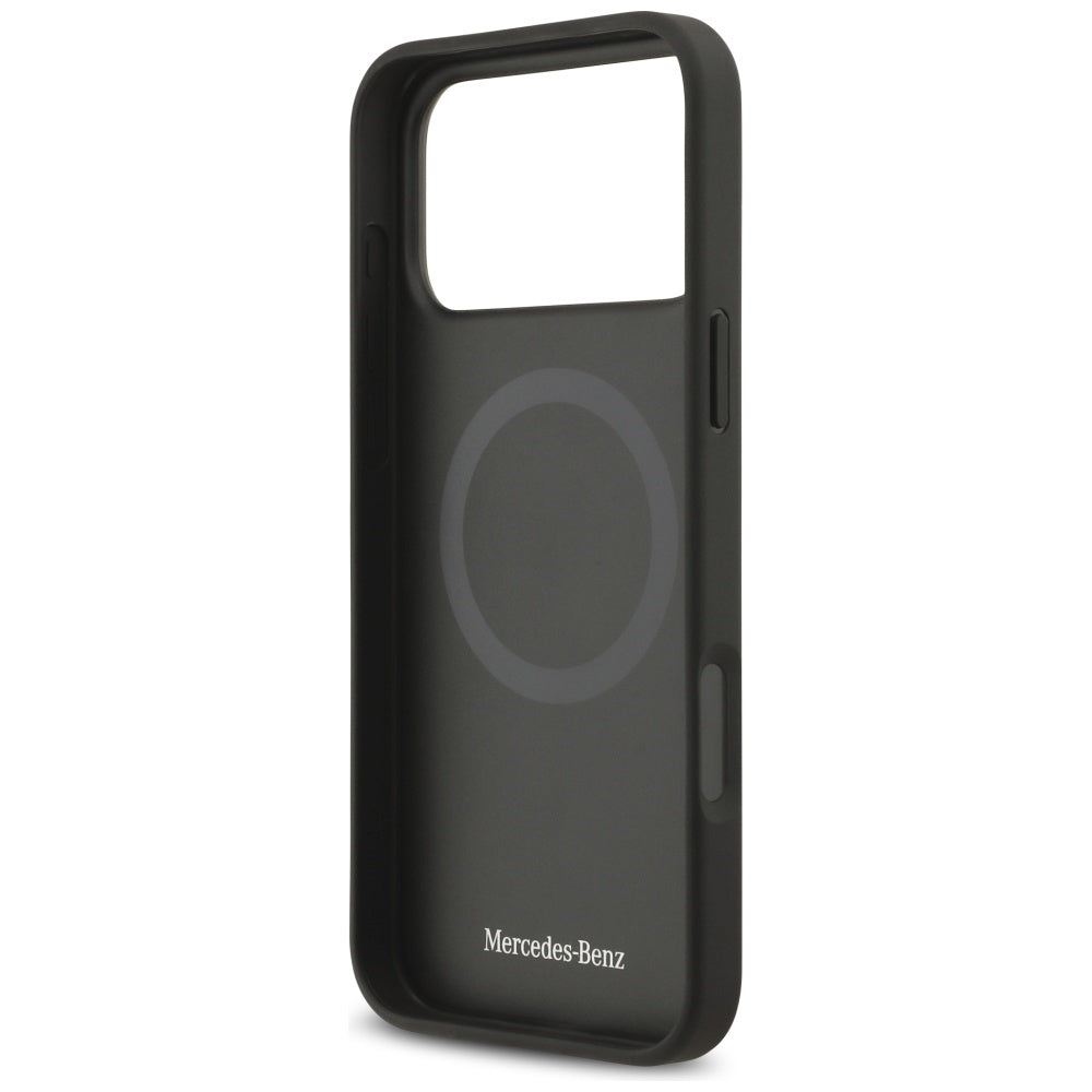 Mercedes læder The Move MagSafe Case til iPhone 17 Pro Max - Beige