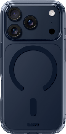Laut Crystal Fluro MagSafe Case til iPhone 17 Pro Max - Clear Navy Blue