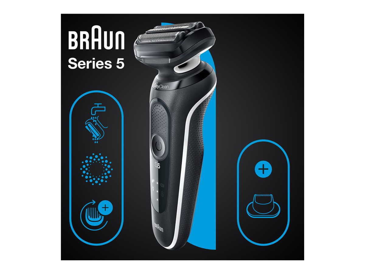 Braun Series 5 51-W1200s Barbermaskine Sort Hvid