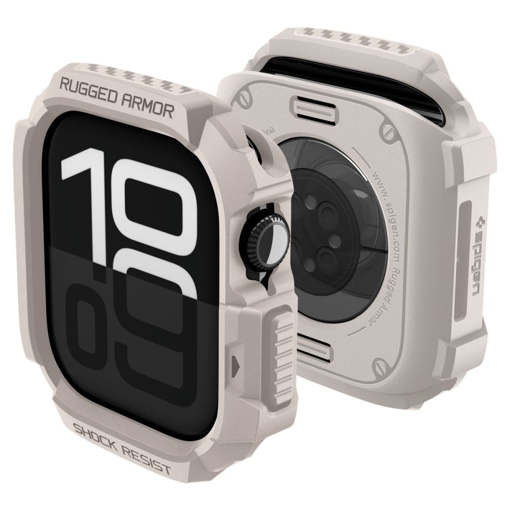 Spigen Rugged Armor V2 Apple Watch 10/11 (42 Mm) Dune Beige
