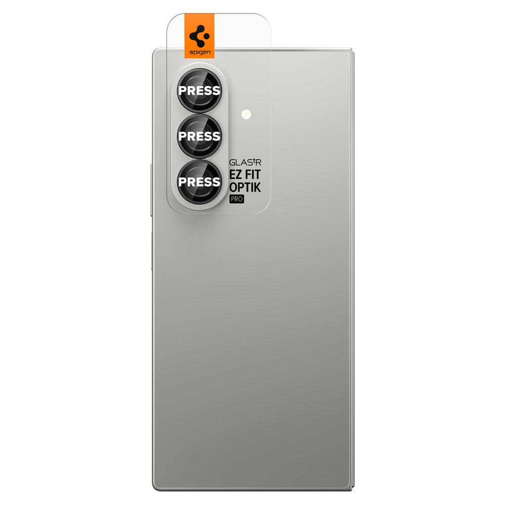 Kamera Beskyttelse Spigen Optik Pro Hd Glas.Tr ”Ez Fit” Camera Protector 2 Pack Galaxy Z Fold 7/8 Ultra Sort