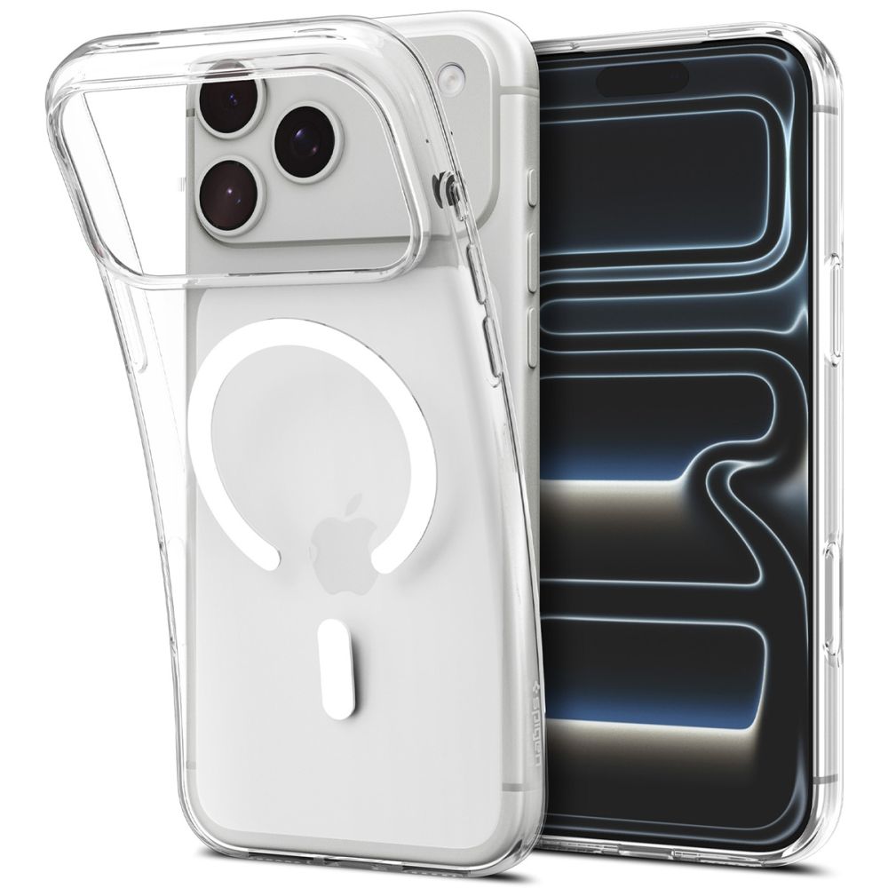 Spigen Liquid Crystal Magsafe Iphone 17 Pro / 18 Pro Klar/Hvid