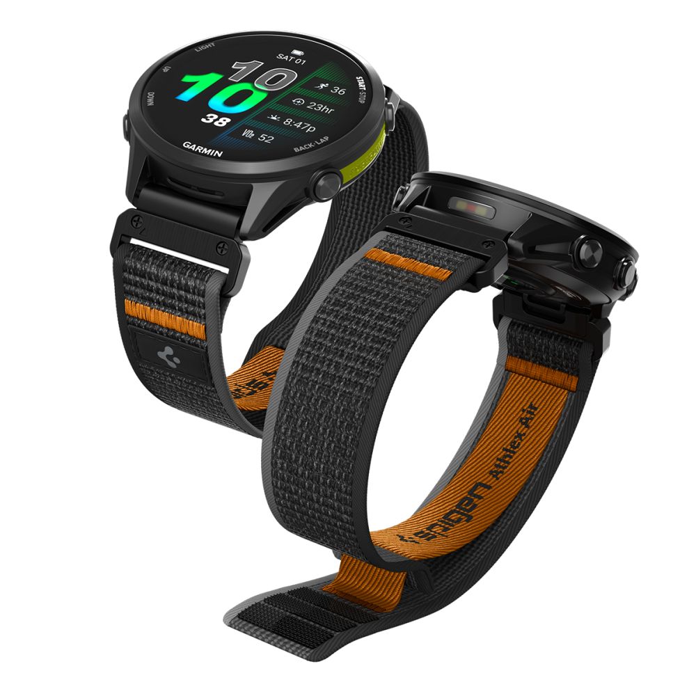 Spigen Athlex Air Garmin Quickfit 22 Mm Active Sort/Orange