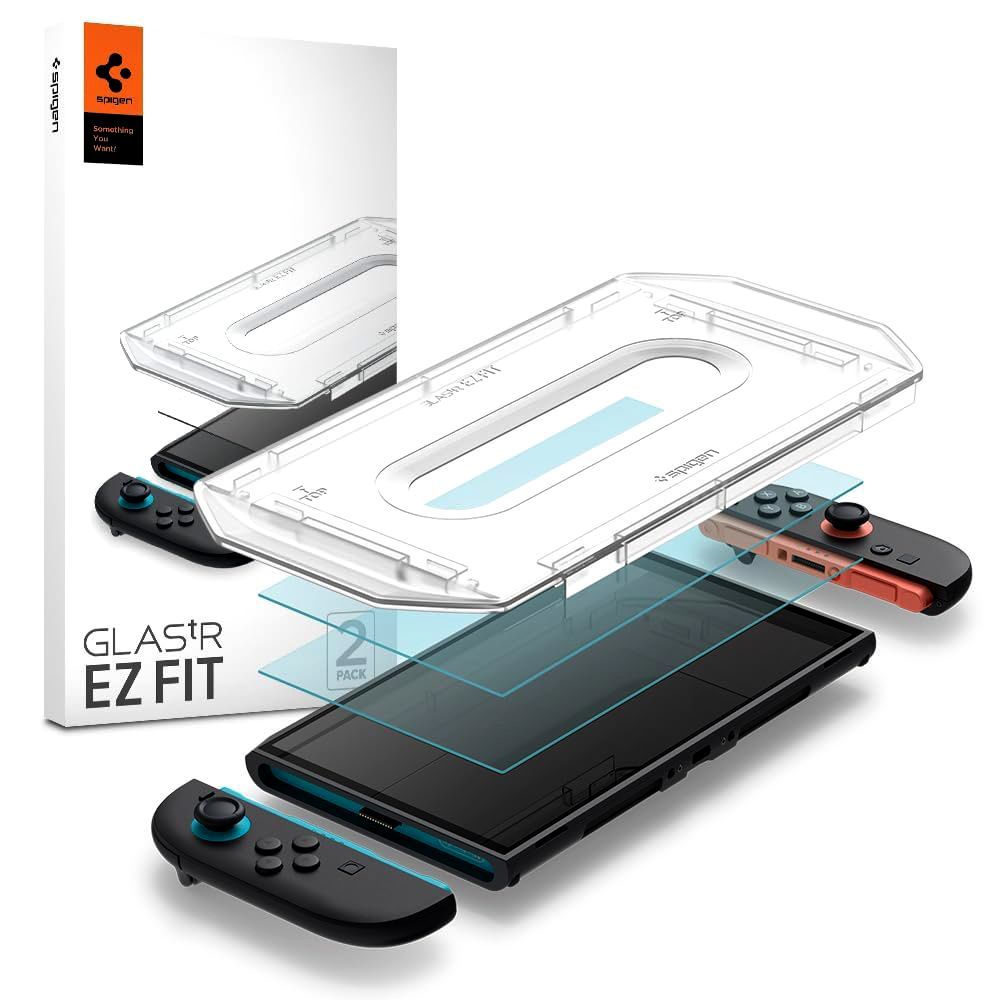 Hærdet Glas Spigen Glas.Tr ”Ez Fit” 2 Pack Nintendo Switch 2 Clear
