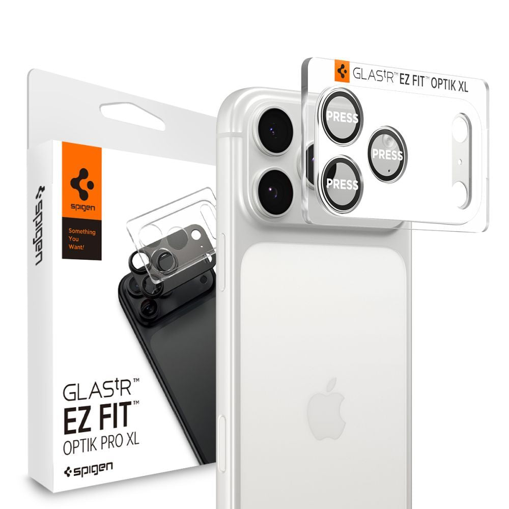 Kamera Beskyttelse Spigen Optik Pro Xl Glas.Tr ”Ez Fit” Kamera Beskyttelse Iphone 17 Pro Max Silver