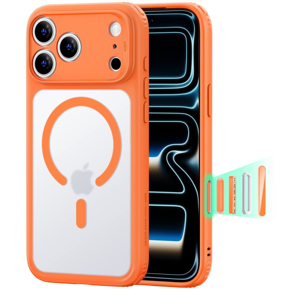 Esr Classic Hybrid Magsafe Iphone 17 Pro Max / 18 Pro Max Frosted Orange