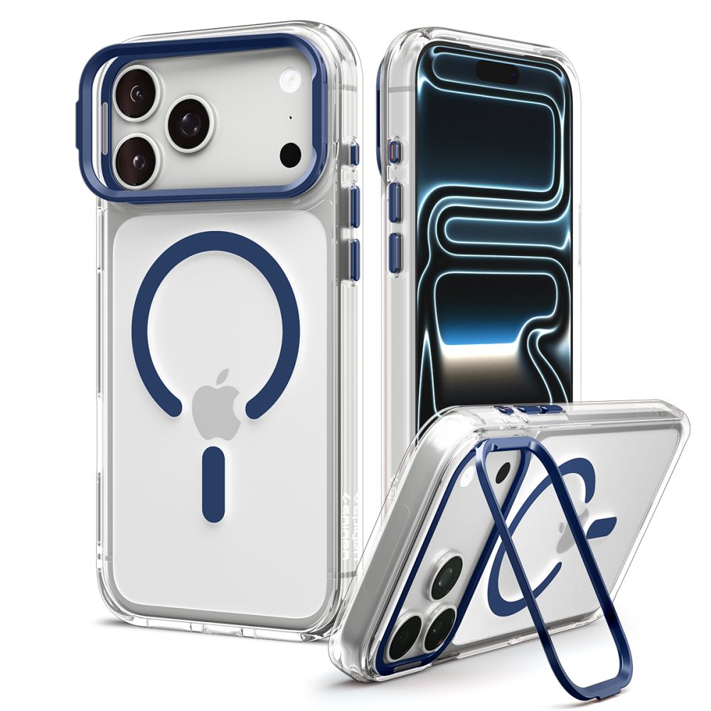 Spigen Ultra Hybrid Optik S Magsafe Iphone 17 Pro Max / 18 Pro Max Klar/Dyb Blå