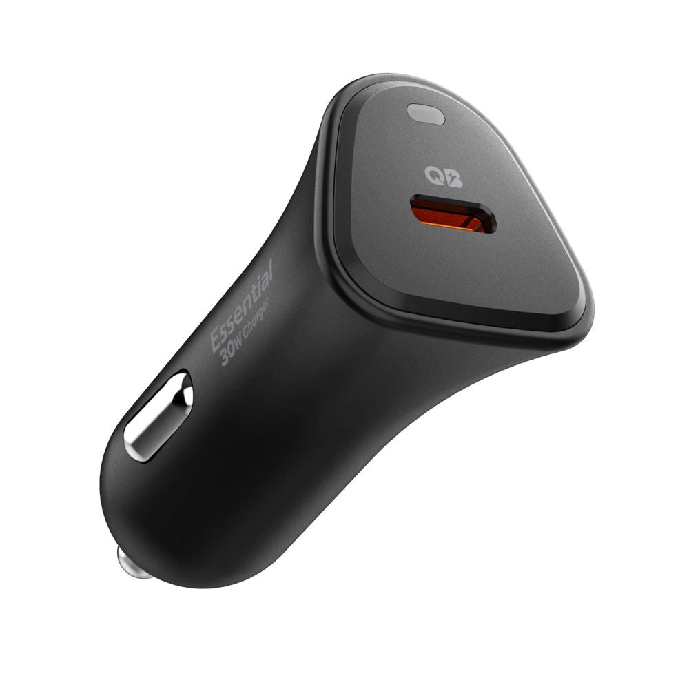 Spigen Essential Ev301 1 Ports Biloplader 30 W Sort