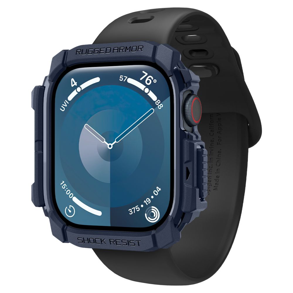 Spigen Rugged Armor Apple Watch 10/11 (46 Mm) Marineblå