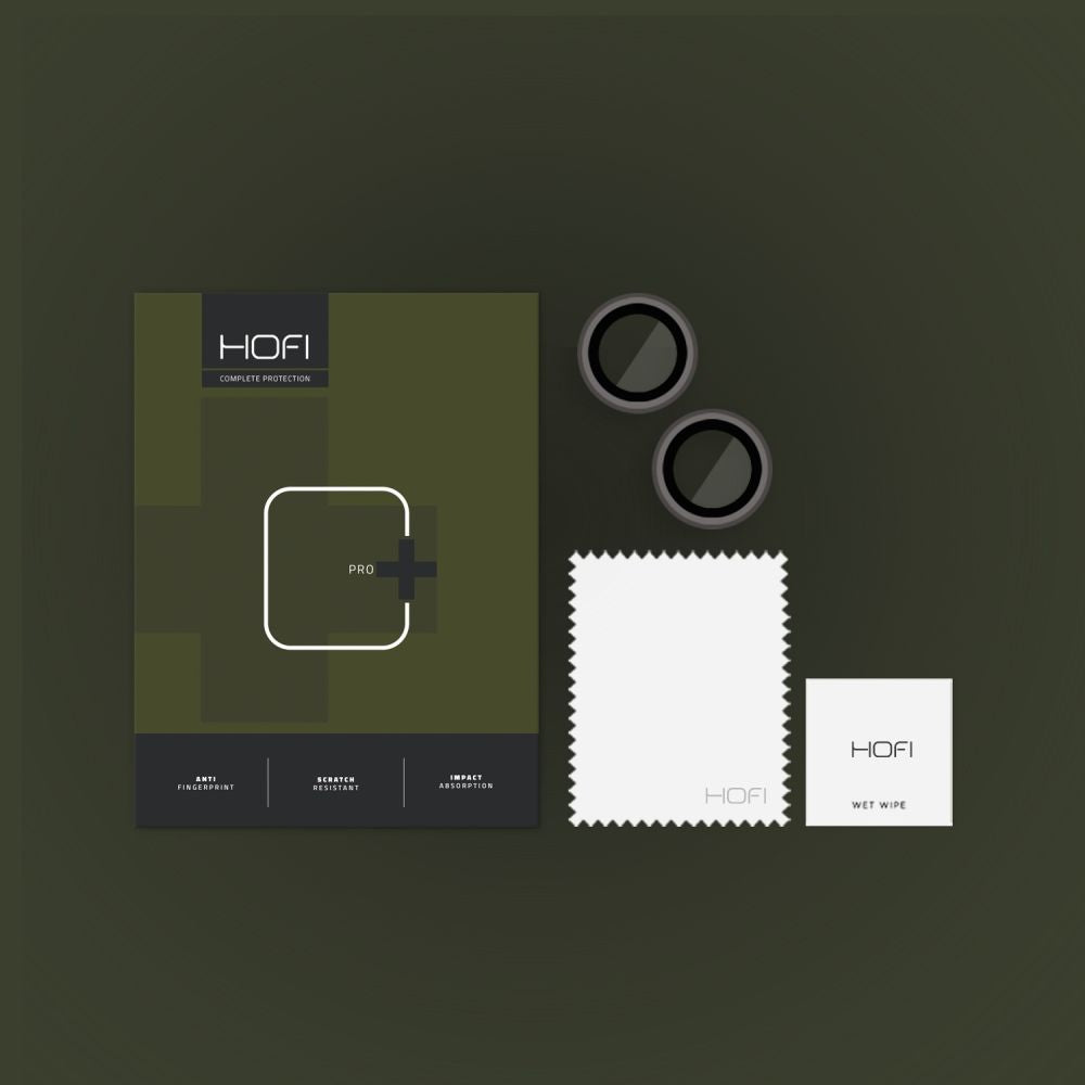 Kamera Beskyttelse Hofi Camring Pro+ Iphone 14 / 14 Plus / 15 / 15 Plus Sort