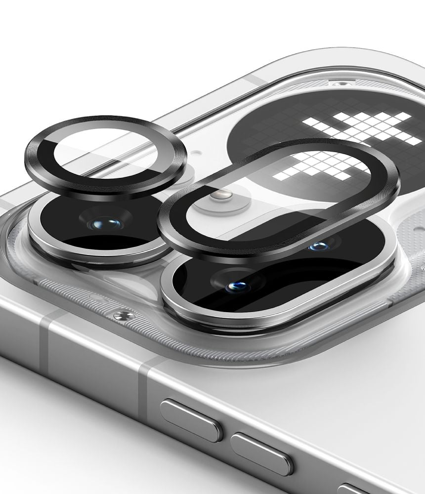 Kamera Beskyttelse Ringkamerabeskytter 2 Pak Til Nothing Phone 4 A Pro Sort