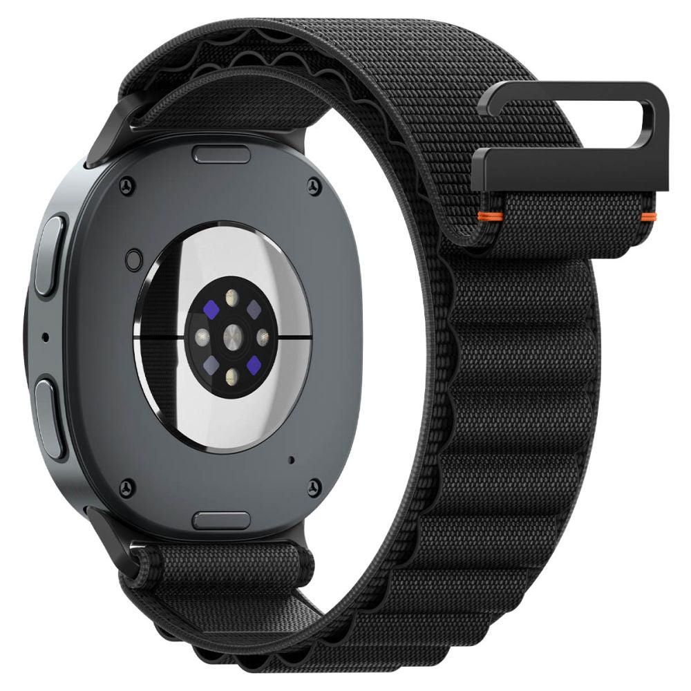 Spigen Wbf1 Band Til Samsung Galaxy Watch 8 / 9 / Classic (40 / 44 / 46 Mm) Sort