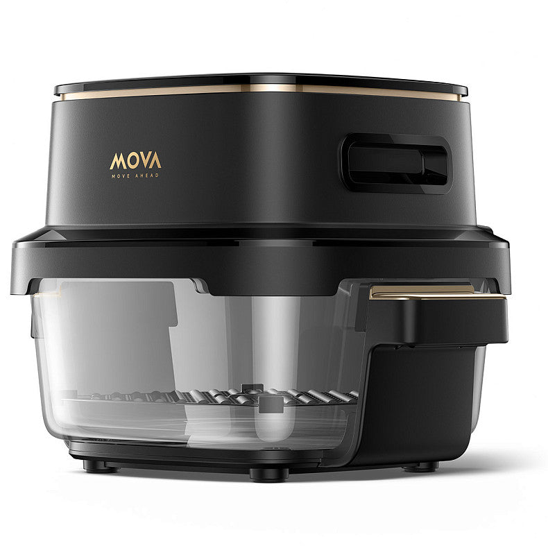MOVA AF20 PRO frituregryde Enkelt 4 L Enkeltstående 1700 W Varmluftsteger Sort, Guld